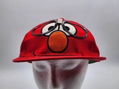 Gorra de béisbol ajustada Sesame Street Elmo con gafas L/XL Foto 1 de 4