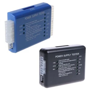 1Pcs NEW Black PC 20 24 Pin for Power Supply Tester - Photo 1/9