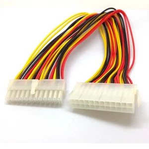 ATX 24Pin Female to Male extension Power Supply Adapter Cable for Motherboard gm - Picture 1 of 3