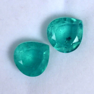 Apatite Color Doublet Heart Shape 9x7 mm 5.73 Cts Ultimate Loose Gemstones - Image 1 of 4
