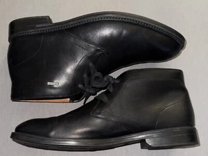 Size 10.5 - Clarks Men's Black Leather Chilver Hi GTX - Picture 1 of 5