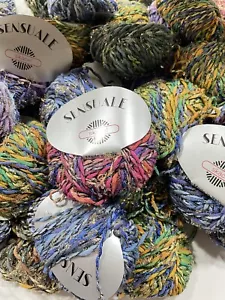 51-Skacel Sensuale Destash Yarn Aran Cotton, Nylon 50 yards /25 grams mixed lot - Picture 1 of 14