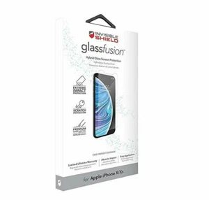 ZAGG iPhone X / XS InvisibleShield GlassFusion Hybrid Glass Screen Protector - Picture 1 of 7