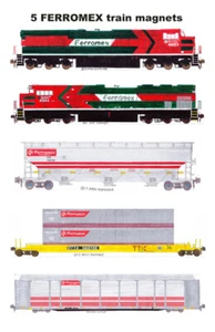 Ferromex General Merchandise Train 5 magneti di Andy Fletcher - Foto 1 di 1