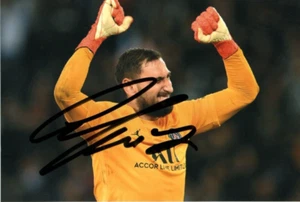 ITALY & PSG: GIANLUIGI DONNARUMMA SIGNED 6x4 ACTION PHOTO+COA **PROOF** - Picture 1 of 2