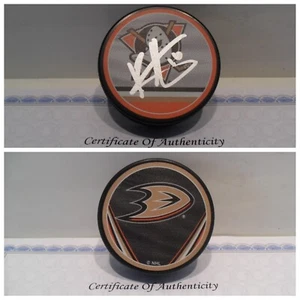Ryan Strome Autographed Signed Anaheim Ducks Puck COA - Reverse Retro Puck - Picture 1 of 3