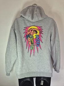 SANTA CRUZ HOSOI ROCKET LUFTKAPUZENPULLOVER - GRAU - MITTEL - Kapuzenoberteil HERREN - Bild 1 von 4