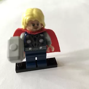 LEGO Thor Minifigure Marvel Avengers sh018 6868 6869 30163 Complete W/ Hammer - Picture 1 of 8