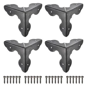 12 Stück Metallbox Eckenschutz Kantenschutz 33x33x33mm Schwarz - Bild 1 von 5