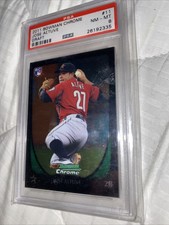Jose Altuve 2011 Bowman Chrome Draft Refractor Rookie Card #11 PSA 8 Houston
