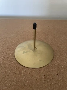 gold pillar candle stake holder - Picture 1 of 1