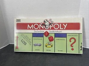Parker Brother GERMAN Das beruhmte Gesellschaftsspiel Monopoly Board Game NISB - Picture 1 of 8