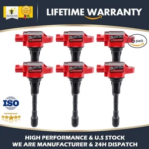 6 Pack Ignition Coils For Nissan Murano Altima Pathfinder Infiniti EX35 UF-550 - Picture 1 of 12