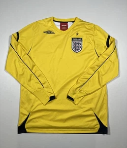 England Nationalmannschaft Trikot Herren Large gelb Fußball Football Umbro Torwart - Bild 1 von 9