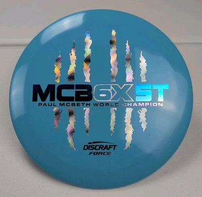 Discraft ESP Force 6x Claw ESP Paul McBeth Limited Edition Distance Driver Disc - Image 1 of 4