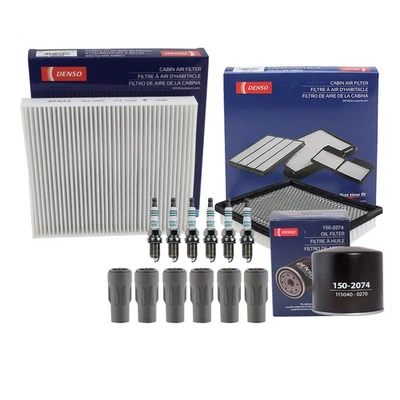Denso Tune Up Kit 6 Spark Plugs & Boot Kit for Dodge Avenger 2.7 V6 W/ Gap 0.044 - Image 1 of 2