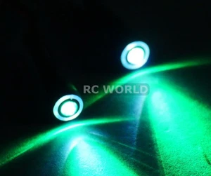 SISTEMA DE LUCES HALO LED RC DOBLE 8mm halo led -halo blanco- centro verde- - Imagen 1 de 16