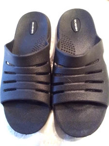 Okabashi schwarze Herren Sandalen extra groß - Bild 1 von 7