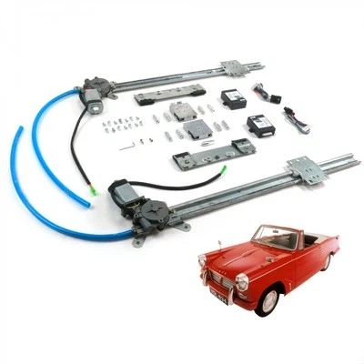 Triumph Herald 1959-71 Kit de conversión de ventana eléctrica One Touch MOTOR DE PUERTA Mensajero Foto 1 de 4