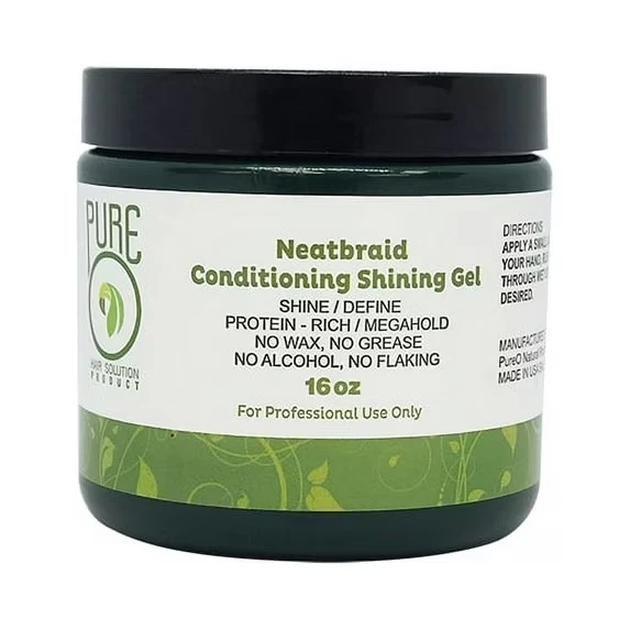 PUREO Natural Neat braid Beauty Professional Conditioning Protein Rich Gel 16oz - Image 1 of 4