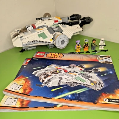 Lego Star Wars: The Ghost (75053) Completo! Com minifiguras e instruções sem caixa - Imagem 1 de 4
