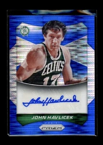 2014-15 Panini Prizm #55 John Havlicek Blue Pulsar Prizm Auto SP /249 HOF - Picture 1 of 2