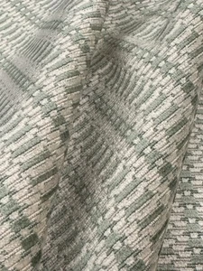 Cowtan & Tout Cut Velvet Stripe Upholstery Fabric- Cascade Leaf 1.75 yd 11464-03 - Picture 1 of 2