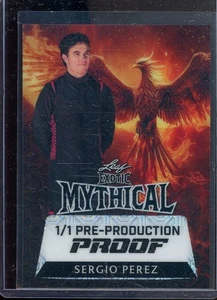 Hoja 2025 Pre Producción Prueba (1/1) Sergio Pérez Fórmula 1 F1 Caddilac - Imagen 1 de 2