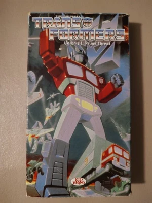 The Original Transformers Volume 1: Prime Threat (VHS, 1999) - Image 1 of 2