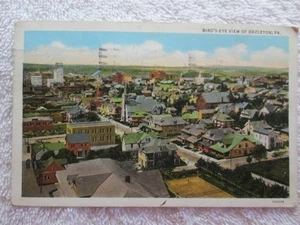 Postal Bird's Eye View of Hazleton, Pennsylvania 1937 - Imagen 1 de 3