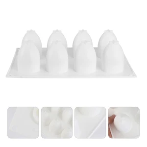 8 Lattices Three-dimensional Egg Mold Pastry Molds Cake Chocolate Shape - Picture 1 of 12