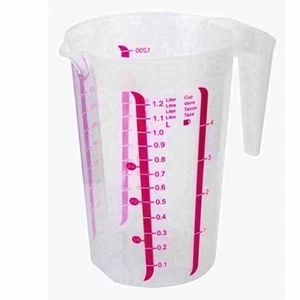 Kunststoff Messkanne 1,2 L Backen Küche Kochen Stapelbar Kochgeschirr Backformen UK - Bild 1 von 6