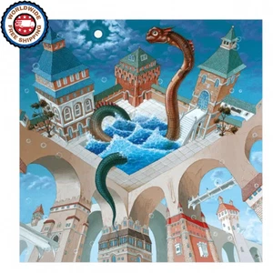 Davici Holzpuzzle Baden des vielfarbigen Drachen 23 x 23 cm 125 Teile leicht - Bild 1 von 7