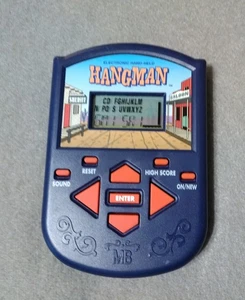 Milton Bradley Hangman 1995 juego electrónico portátil - Imagen 1 de 6