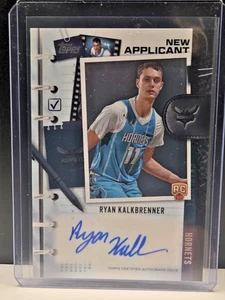 Ryan Kalkbrenner Auto 2025-26 Topps New Applicants Autographs #NA-RK (AU, RC) - Picture 1 of 2