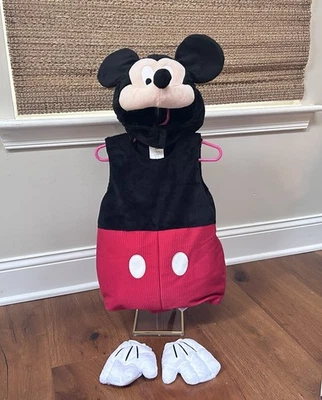 Disney Store MICKEY MOUSE Plush Costume Halloween Baby Size 12-18 Month Toddler - Image 1 of 4
