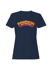 Officially Licensed Super Pretzel Soft Pretzels Classic Logo Women's T-shirt - Picture 1 of 12