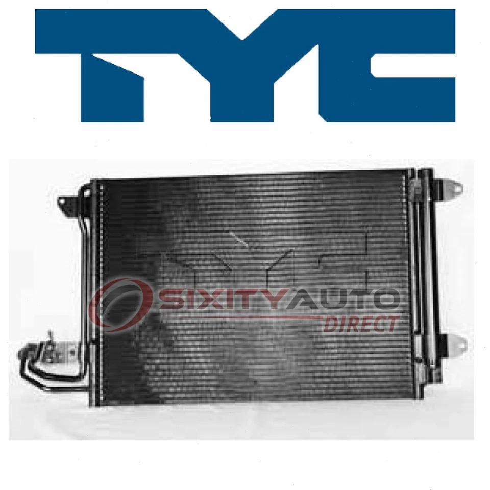 TYC AC Condenser for 2010-2014 Volkswagen Golf AC Air Conditioning Heating kg - Imagem 1 de 4