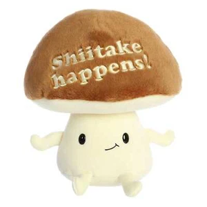 Aurora - JUST SAYIN' - 9" Shiitake Happens Witty Stuffed Animal - Picture 1 of 5