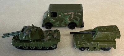 Vintage Military 1:64 Vehicle Lot Of 3, Matchbox/Hot Wheels/Unbranded No. 1505 - Image 1 of 4