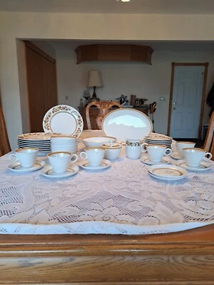 Vajilla Franciscana Patrón Pickwick 42 Piezas Agrupación Cerámica Porcelana Foto 1 de 4