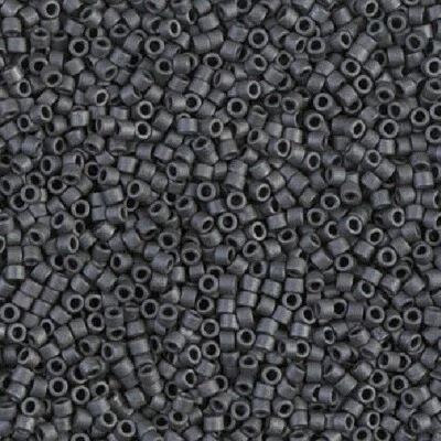 Miyuki Delica DB0306/DB306 11/0 Opaco Metálico Carbón Esmaltado Brillo Mate Foto 1 de 2