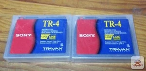 2 BRANDNEUE SONY TRAVAN TR-4 4GB / 8GB DATENKASSETTE VERSIEGELT...........(C16B2) - Bild 1 von 1