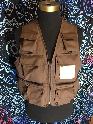 Chaleco de pesca Danco para hombre mediano The Danielson Co Fly Caster marrón Foto 1 de 4