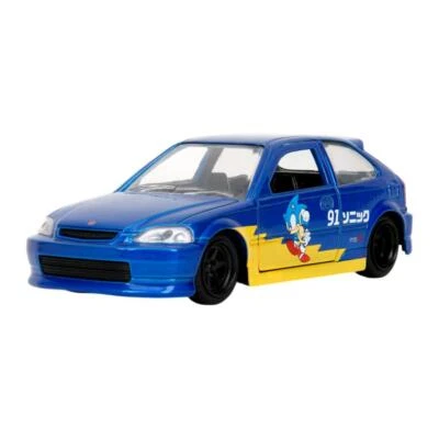 1:32 Sonic The Hedgehog w/Honda Civic Type-R -- JADA - Image 1 of 4
