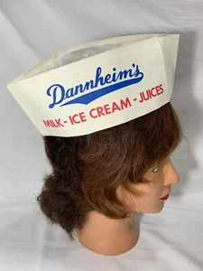 Vintage Dannheim's Dairy New Ulm, MN - Hat Ice Cream Juices Classy Cap Jerk Hat - Picture 1 of 10