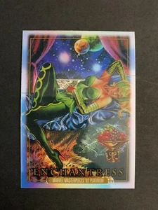 2024 UD Marvel Masterpieces '92 Platinum Enchantress Rainbow #21 - Picture 1 of 2
