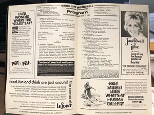 Herbie Rides Again Ken Berry Helen Hayes Program 6/13/1974 Radio City Music Hall - Picture 1 of 2