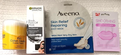 Garnier Skinactive Aveeno ши масло пилинг с ног кромки маска ватные тампоны лот - Изображение 1 из 4