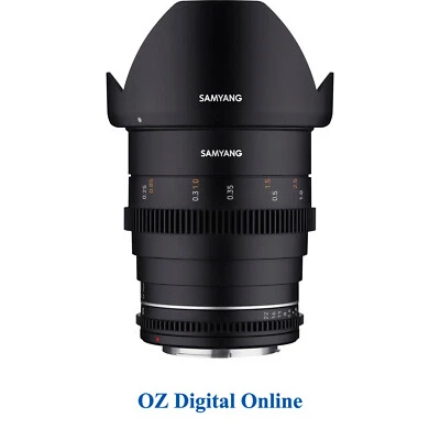 New Samyang 24mm T1.5 VDSLR MK2 (Canon EF) Lens 1 Year Au Warranty - image 1 of 4
